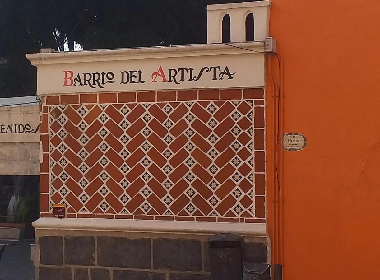 Hostal Azul Puebla Barrio El Alto Exterior photo
