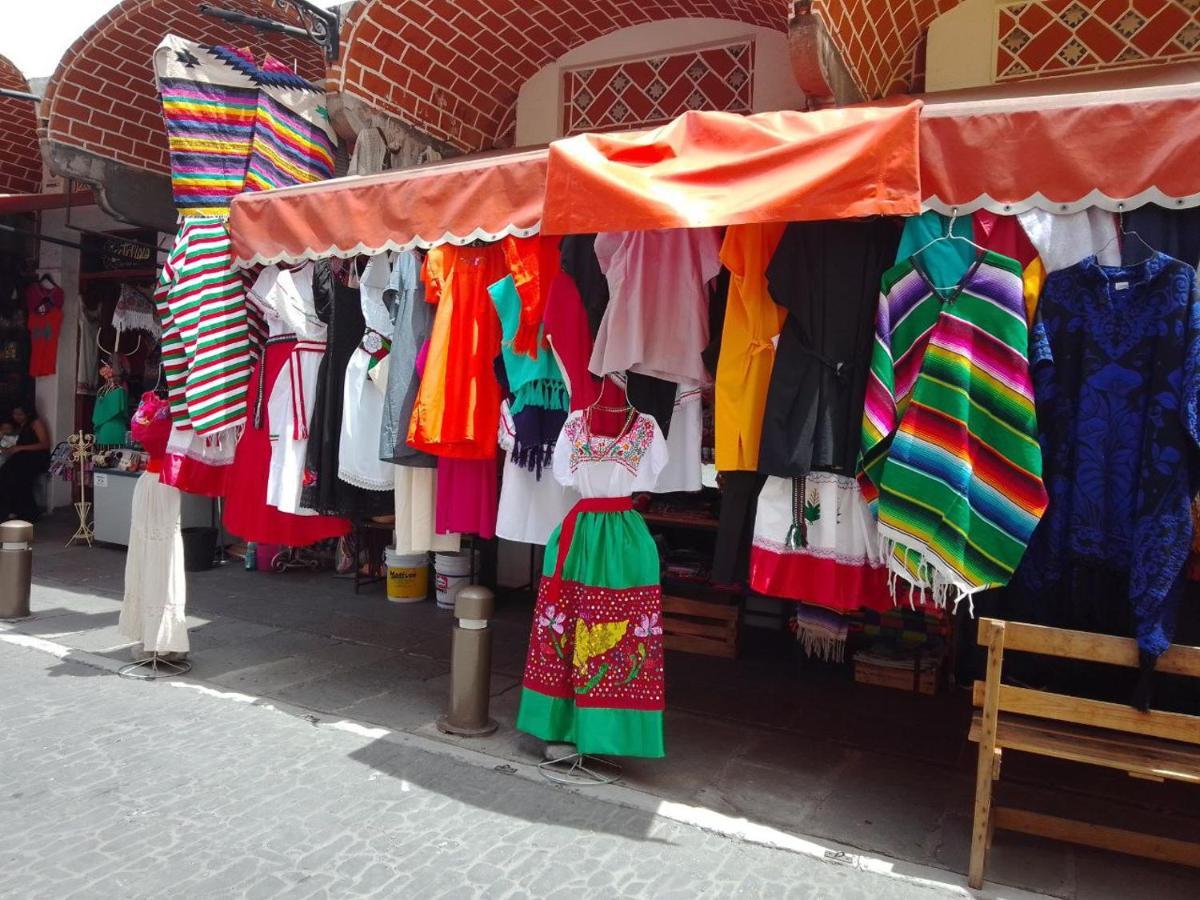 Hostal Azul Puebla Barrio El Alto Exterior photo